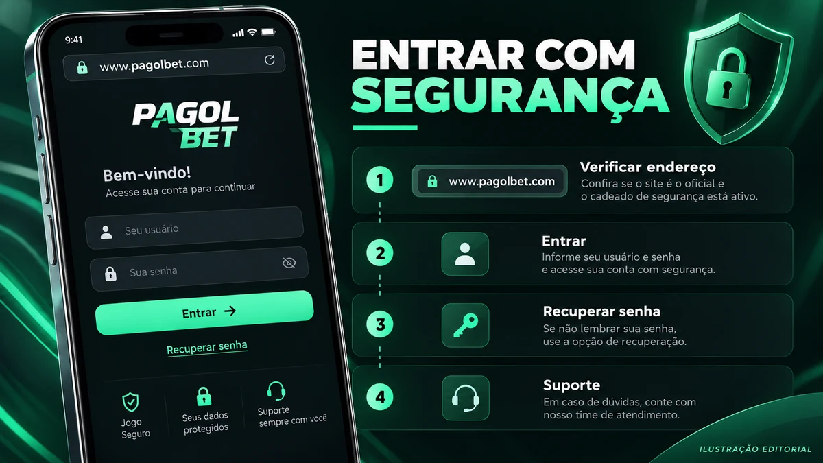 Guia de acesso Pagol Bet